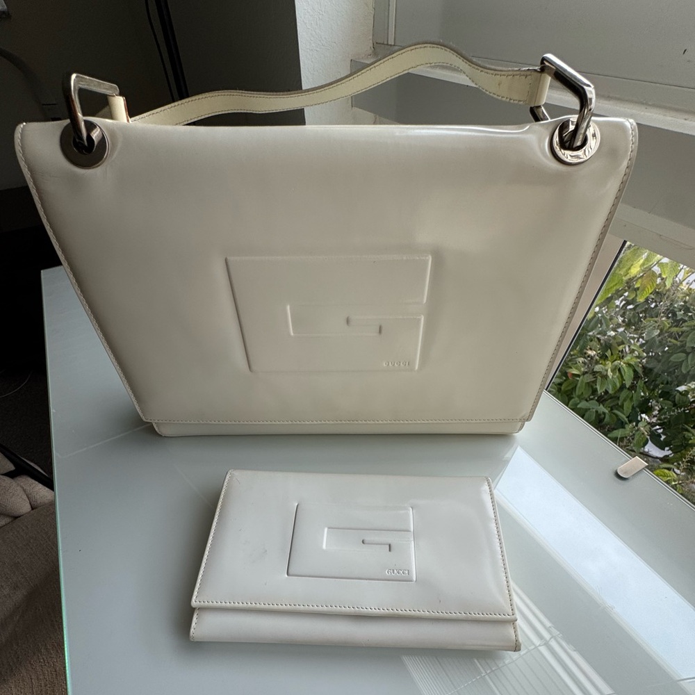 vintage Gucci by Tom Ford Shoulder Bag and Wallet Set